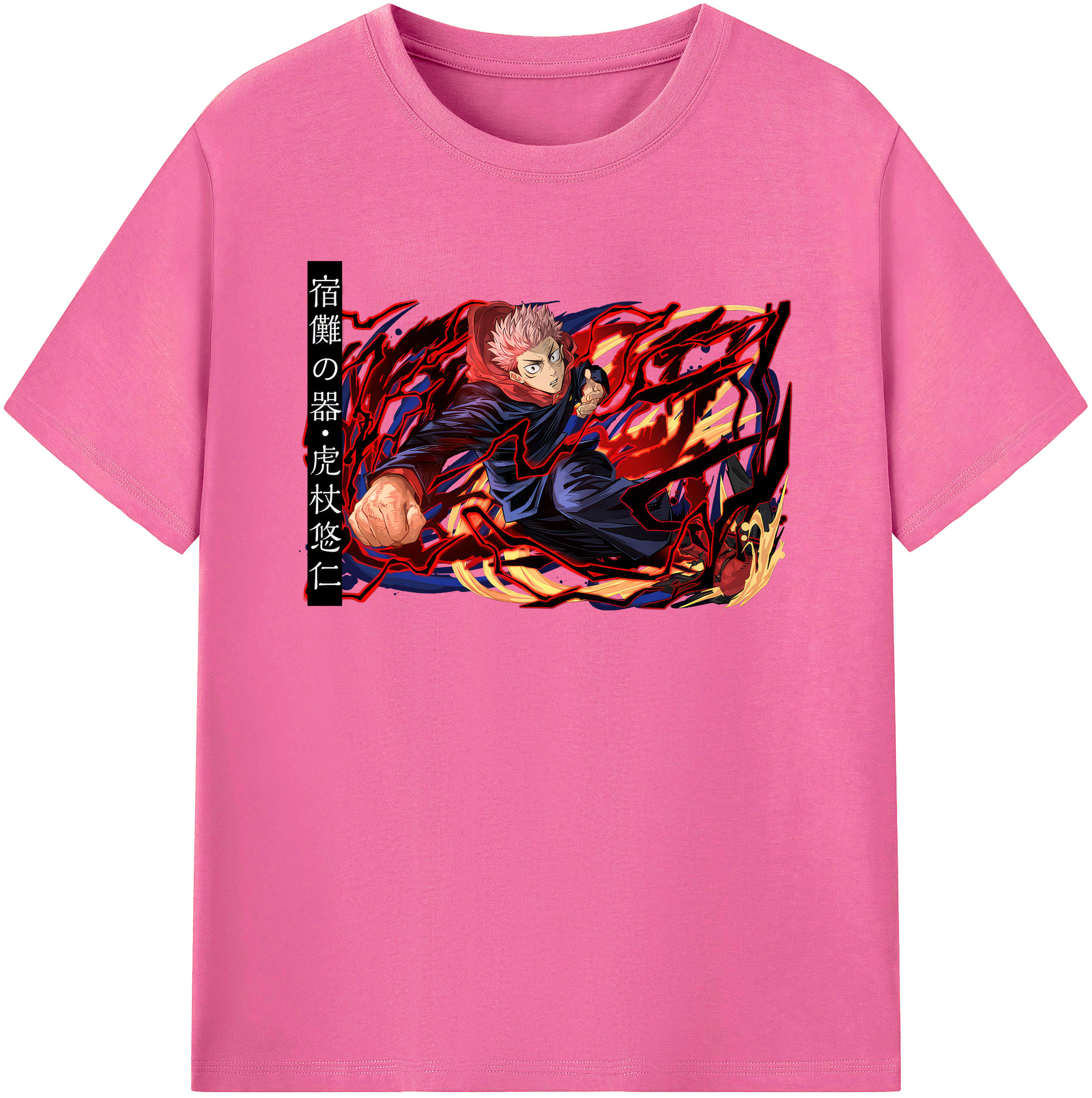 （画像用） 呪術廻戦 Jujutsu Kaisen レディースカジュアルプリントTシャツ（綿100％）